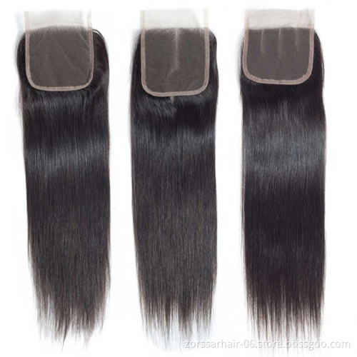 Cheap frontal closure hair hd cuticle aligned virgin hair with closures,grade 10a human hair with closure,hd lace front closure